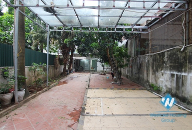 Big garden house with unfurnished for rent in Tay Ho Dist